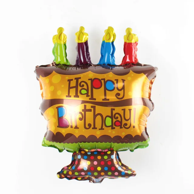 

10pcs/lot Mini Candle Happy Birthday Helium Foil Balloons Birthday Party Decoraitons KIds Children Inflatable Toys