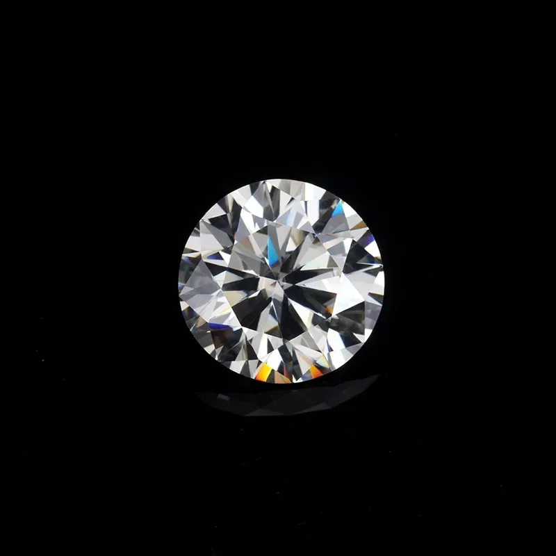 Круглые бриллиантовые огранки 1 0ct карат 6 5 мм EF цвета моиссаниты Свободный Камень