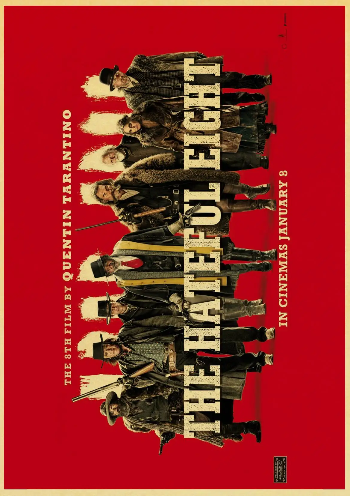 Inglourious Basterds/Django Unchained/резервуар собаки/Убить Билла Квентина Тарантино плакат видео