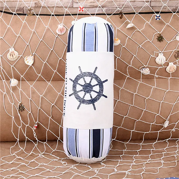 Якорь морская культура наволочка Матросская память хлопок лен 3D подушка с