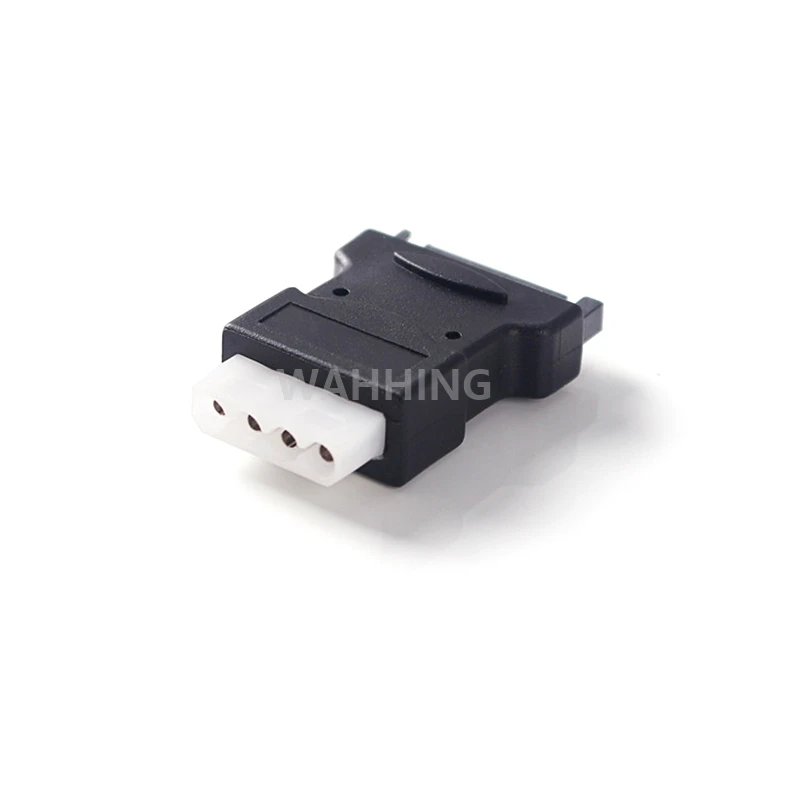 2 шт./лот 15-контактный SATA штекер к Molex IDE 4-контактный гнездовой адаптер удлинитель