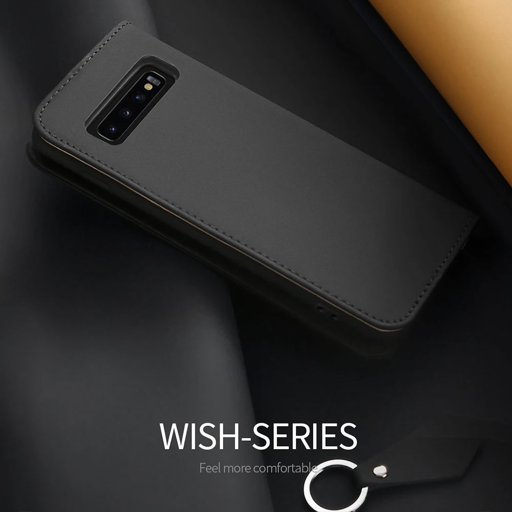 Роскошный чехол из натуральной кожи для samsung Galaxy S8, S9 Plus, S10, S10E, Note 8, 9, кошелек с откидной крышкой, слот для карт, магнитный бампер, чехол