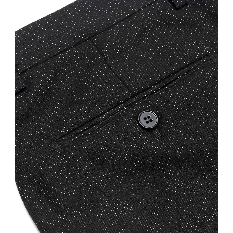 men suit new arrivals retro black wedding groom wear fashion suits set 3 pieces blazer vest pant single breasted tuxedo slim fit