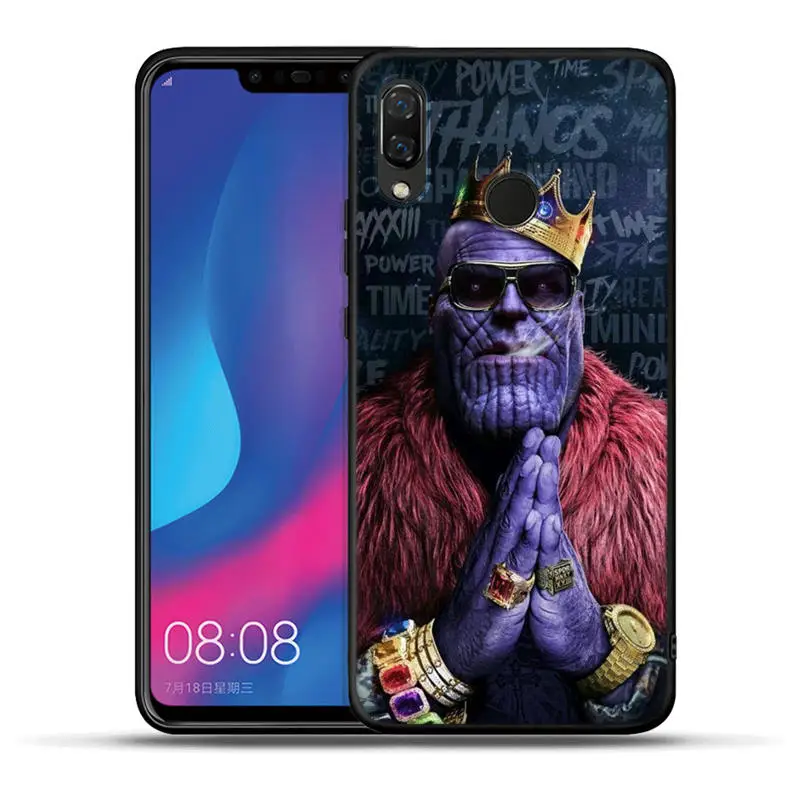 H1218 Чехол Marvel Мстители Герои милый Грут для Huawei Honor 20 Pro 10 9 9i 8 Lite 8X 8C 7A 7X V20 View 20 черный ТПУ чехол Etui - Цвет: H1218
