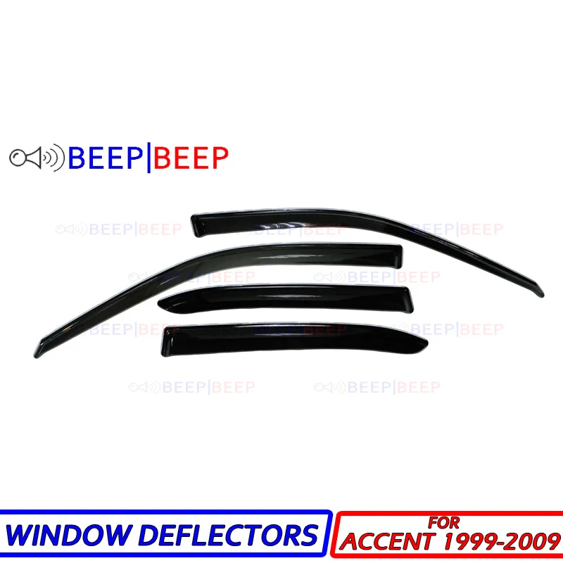 Для Hyundai Accent 1999 2009 автомобильные оконные дефлекторы ветровой отражатель