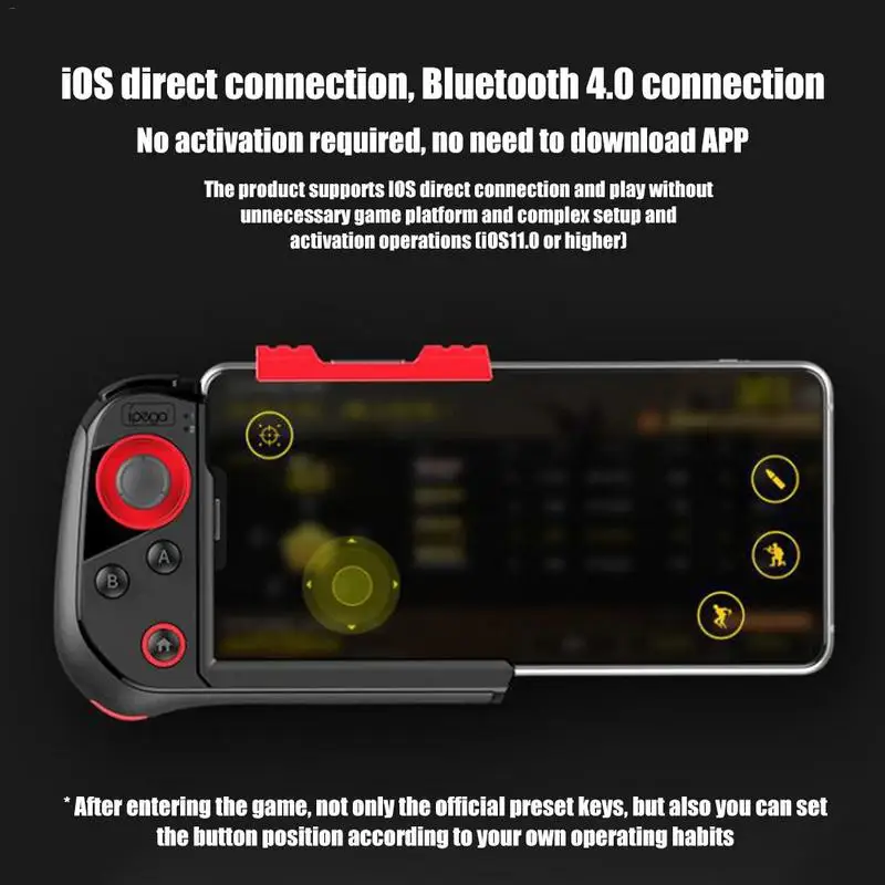 For Android IOS Game Controller PG9121 Wireless Bluetooth-compatible for Tablet PC TV Box One-handed Smartphone Joystick | Электроника