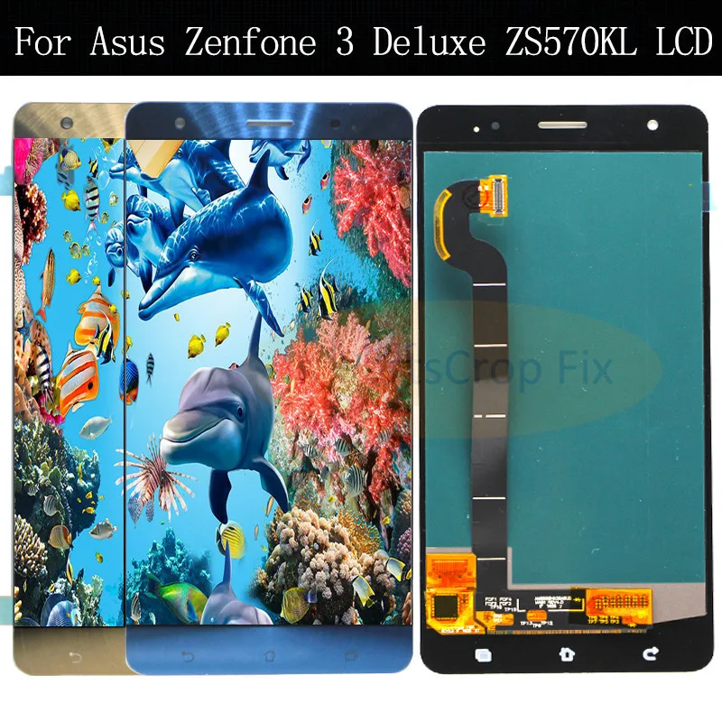 ЖК дисплей для ASUS Zenfone 3 Deluxe Z016S Z016D ZS570KL дигитайзер сенсорного экрана в сборе