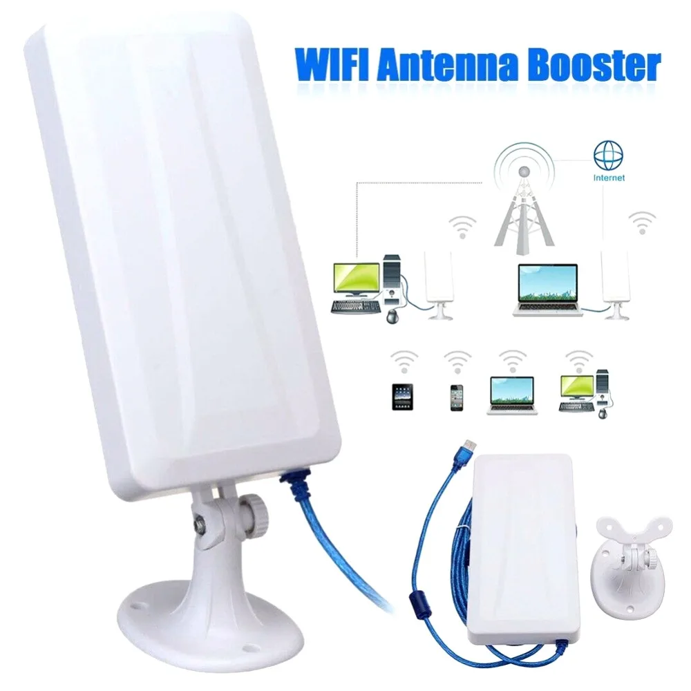 5 m 2,4G USB Беспроводная сетевая карта WiFi расширитель беспроводной наружный маршрутизатор Ретранслятор компьютерный сетевой сигнал Расширенный Wifi приемник