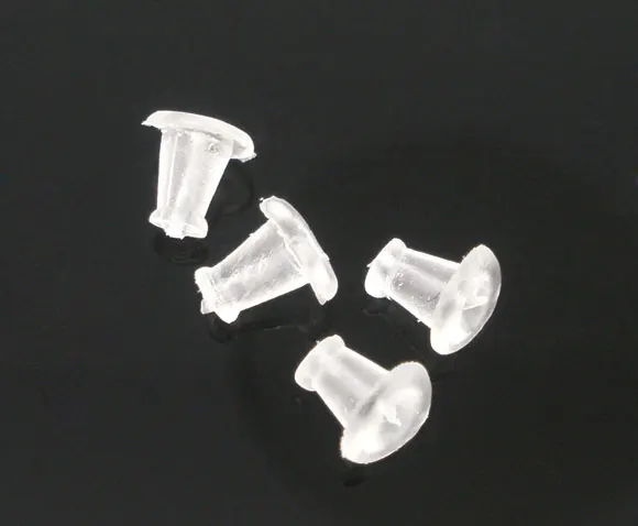 DoreenBeads 300 задняя часть из резины фотоаксессуары 5x5 мм | Украшения и аксессуары