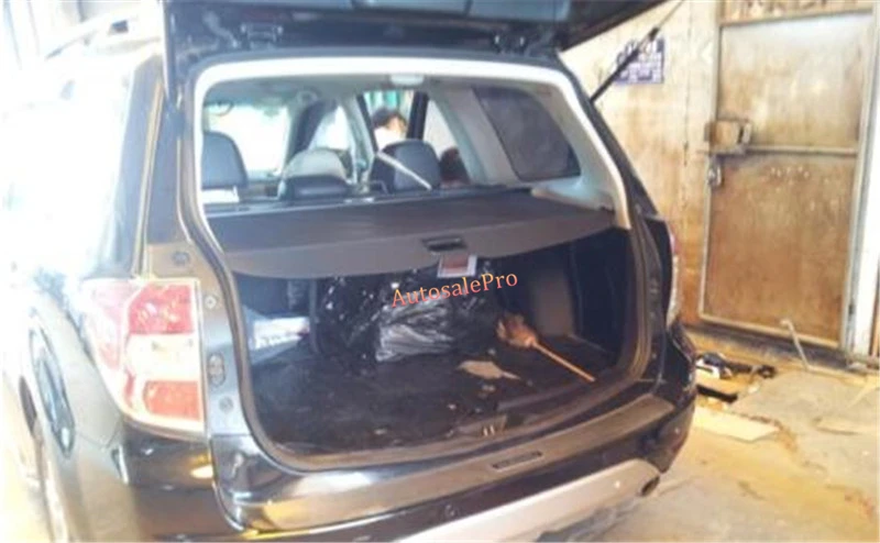 Черный защитный козырек багажника задняя защитная накладка для Subaru Forester 2009 2010 2011