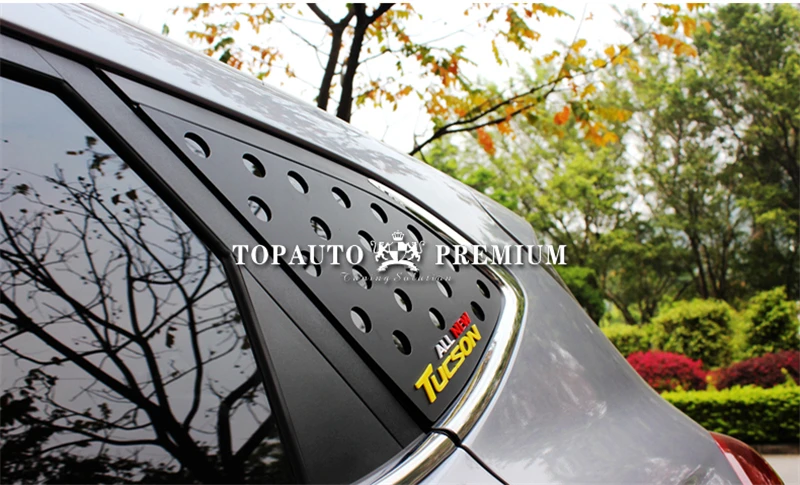 Используется для hyundai new tucson Window Louver2018 год PP пластик солнцезащитный козырек заднего стекла украшение автомобиля переоборудование