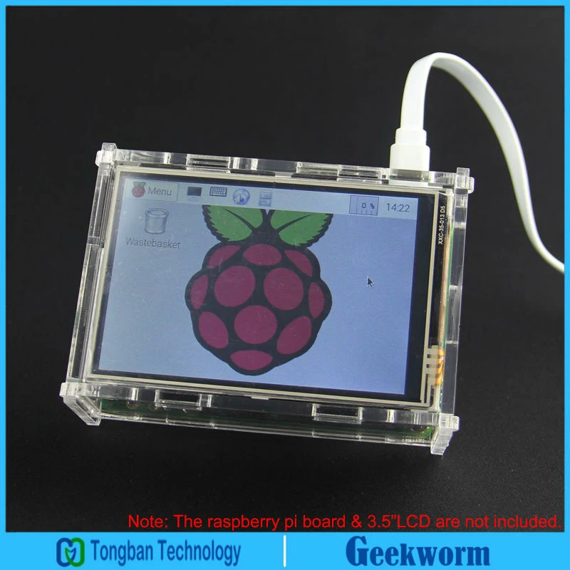 Акриловый чехол для Raspberry Pi 3 B +/3B/Pi 2 Модель 5 дюймов LCD|acryl case|caseacrylic jewelry display case |