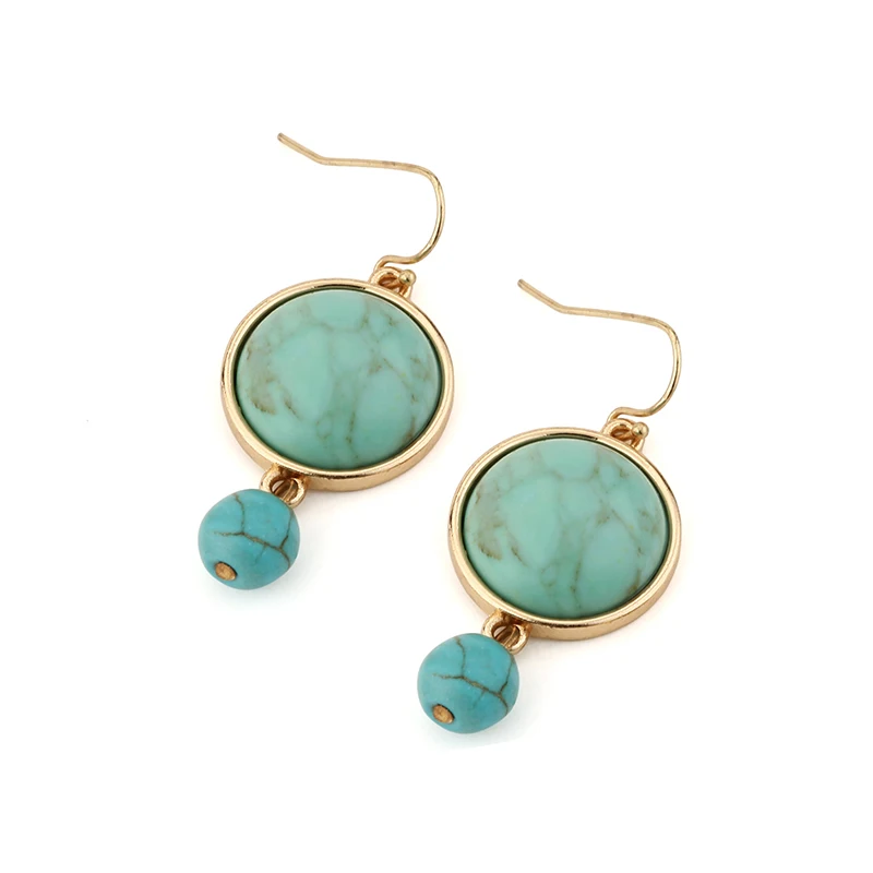 Женские серьги подвески из синтетического камня в этническом стиле|earrings for|earrings