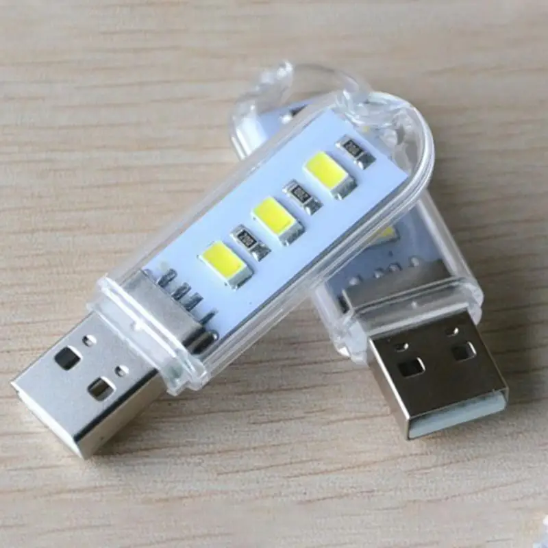 USB СВЕТОДИОДНЫЙ светильник-книга, портативный, 500 мА/ч, 5 В, 150 лм, Luminance, ПВХ+ пластик, для чтения в ночное время