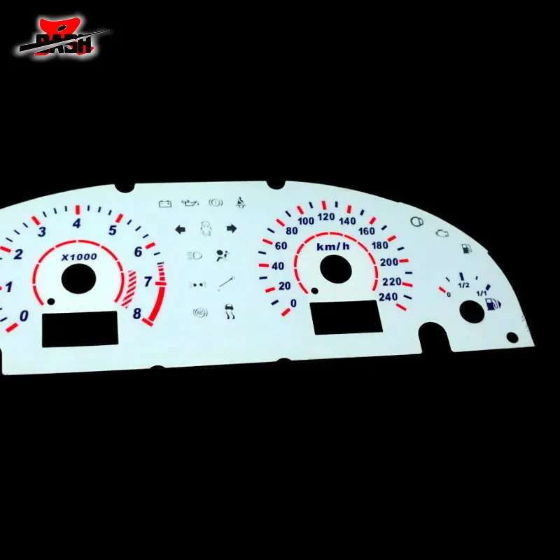 DASH EL Glow Gauge для Mondeo Mk3 Metrostar 2002 2003 обратное свечение белое лицо голубое зеленое