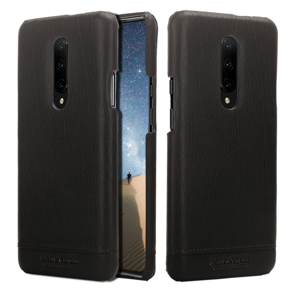 Чехол Pierre Cardin для OnePlus 7/Pro, чехол на заднюю панель, Винтажный чехол из натуральной кожи для OnePlus 7 Pro, чехол для сотового телефона s
