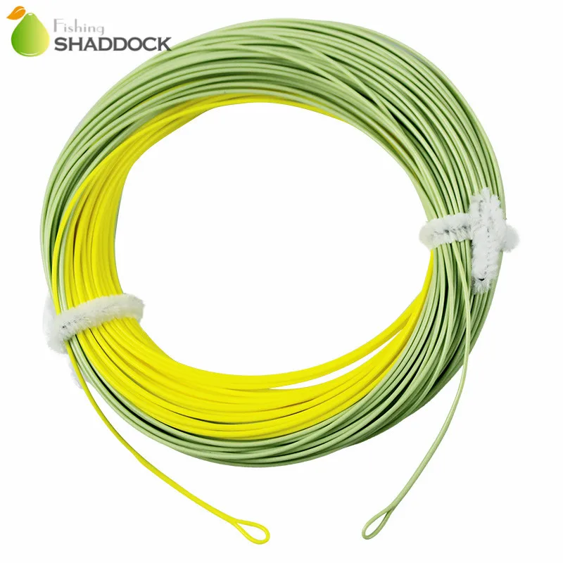 Shaddock рыболовная Моховая зеленая Золотая плавающая леска 100FT 30 5 м Вес вперед Fly