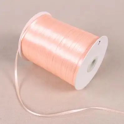 As picture 10 м \ ЛОТ 3 мм ширина атласная лента DIY Материал полиэстер ткань тесьма ленты для упаковки подарков Свадебные украшения - Цвет: As picture