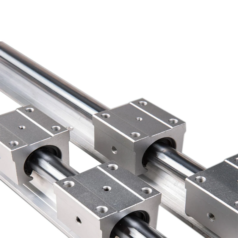 2pcs SBR12 250mm Linear Rail 12mm CNC Guide + 4pcs SBR12UU Bearing Blocks Slide For Parts | Обустройство дома