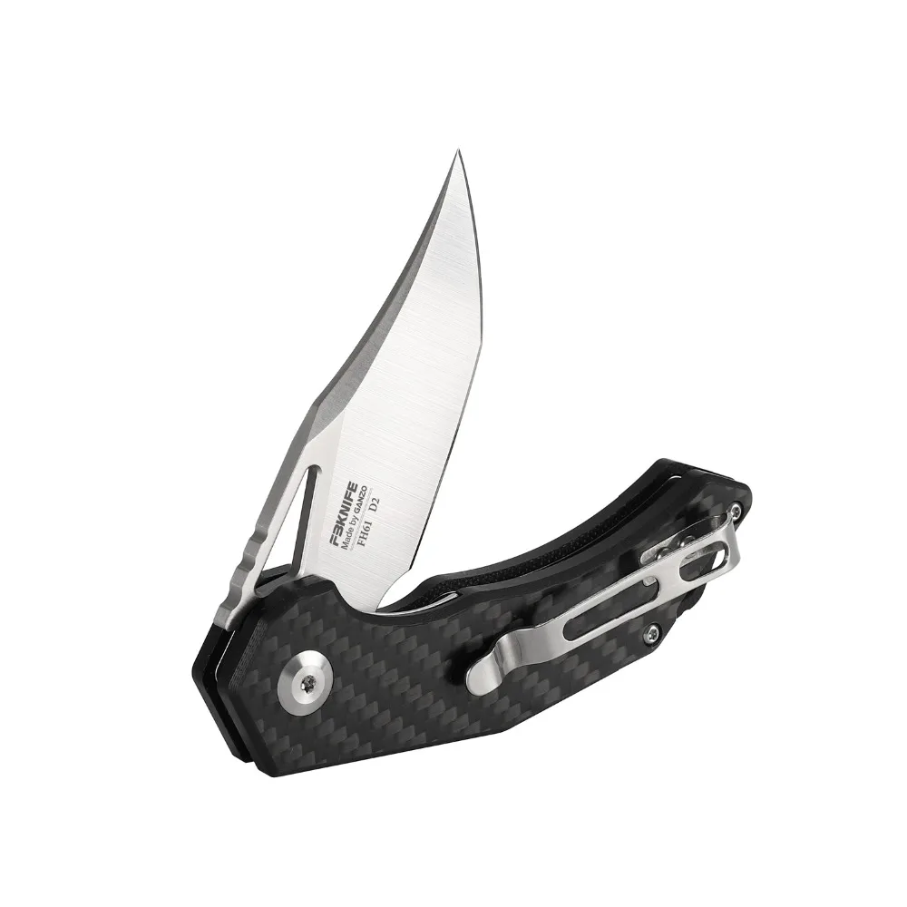 Ganzo Firebird FBKNIFE FH61 D2 blade G10 or Carbon Fiber Handle Folding knife Survival tool Pocket Knife tactical outdoor tool