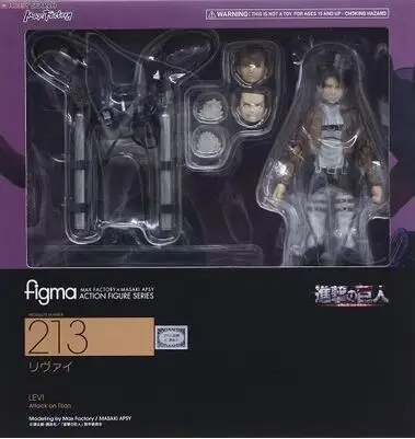 Атака на Титанов Shingeki Kyojin Rivaille 213 в штучной упаковке ПВХ Фигурки Модель Коллекция игрушек " 14 см