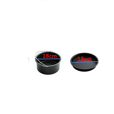 

2pcs Air fryer accessories diameter 18cm baking basket household fryer