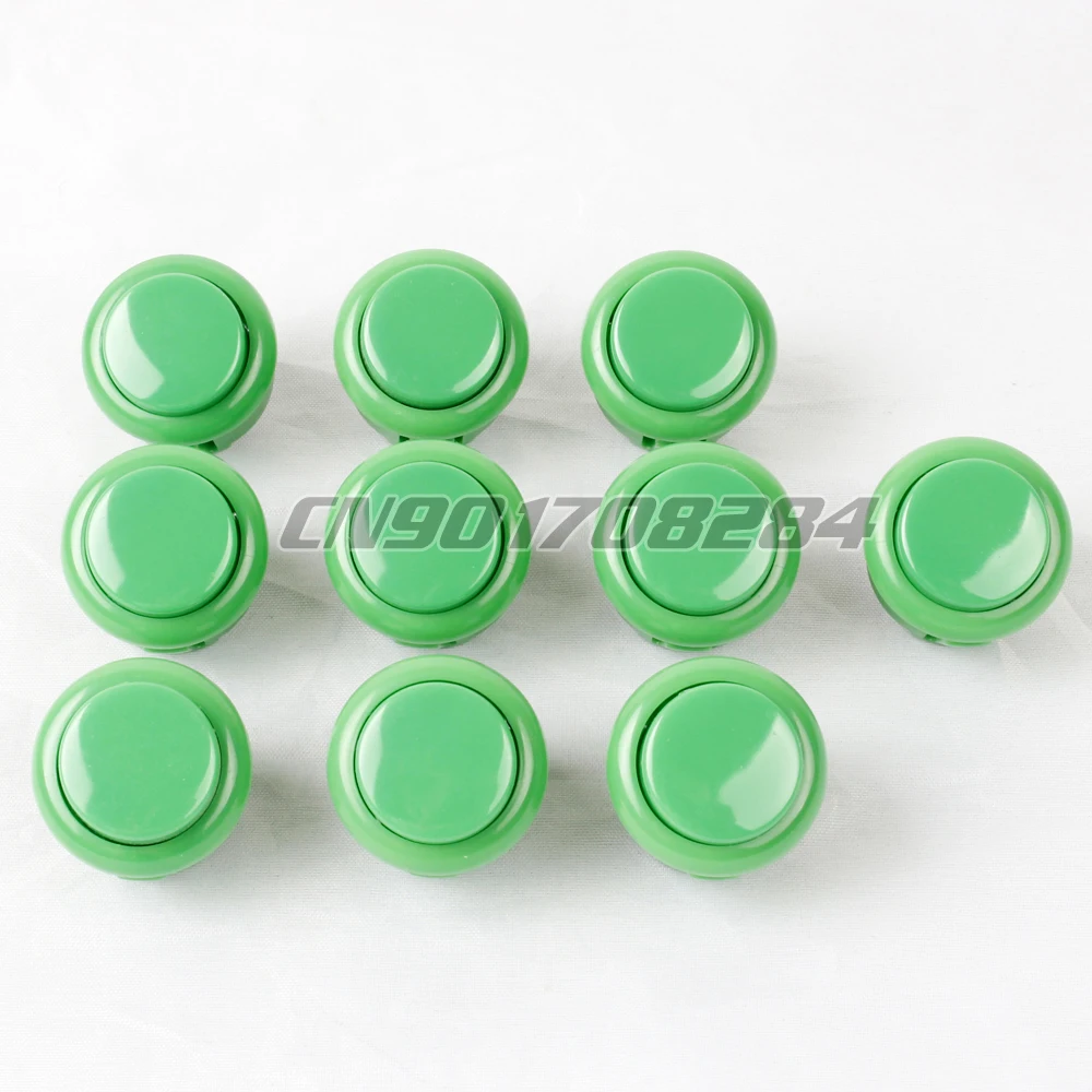 10x OEM 24 мм кнопки заменить для аркадных игр Sanwa OBSF OBSN Кнопки Mame Jamma белый|button