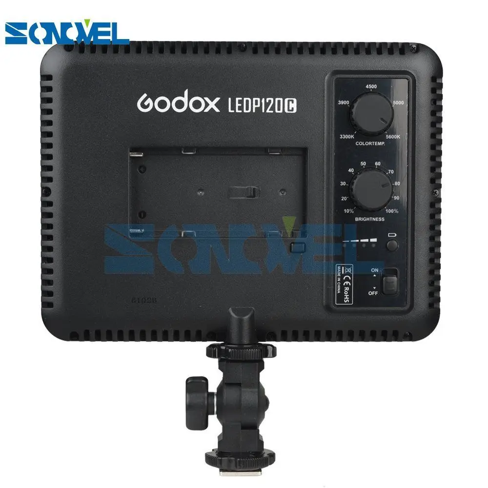 Светодиодная лампа для видеосъемки Godox 3300K ~ 5600K + аккумулятор и зарядное
