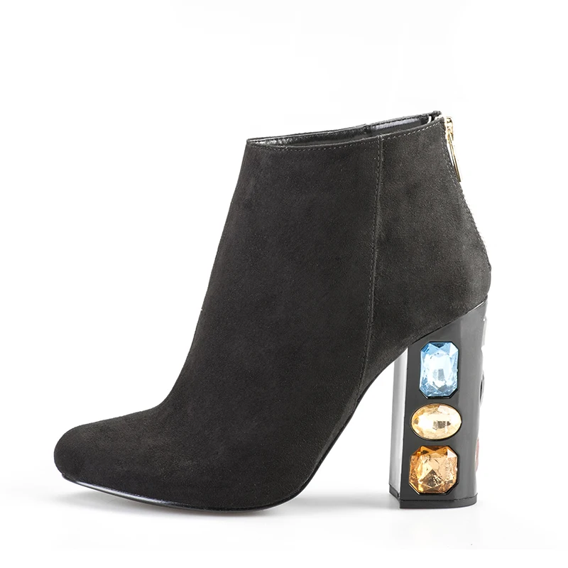 Sinsaut/2017 Женская Весенняя обувь Осенняя Зимние ботинки Женские классические