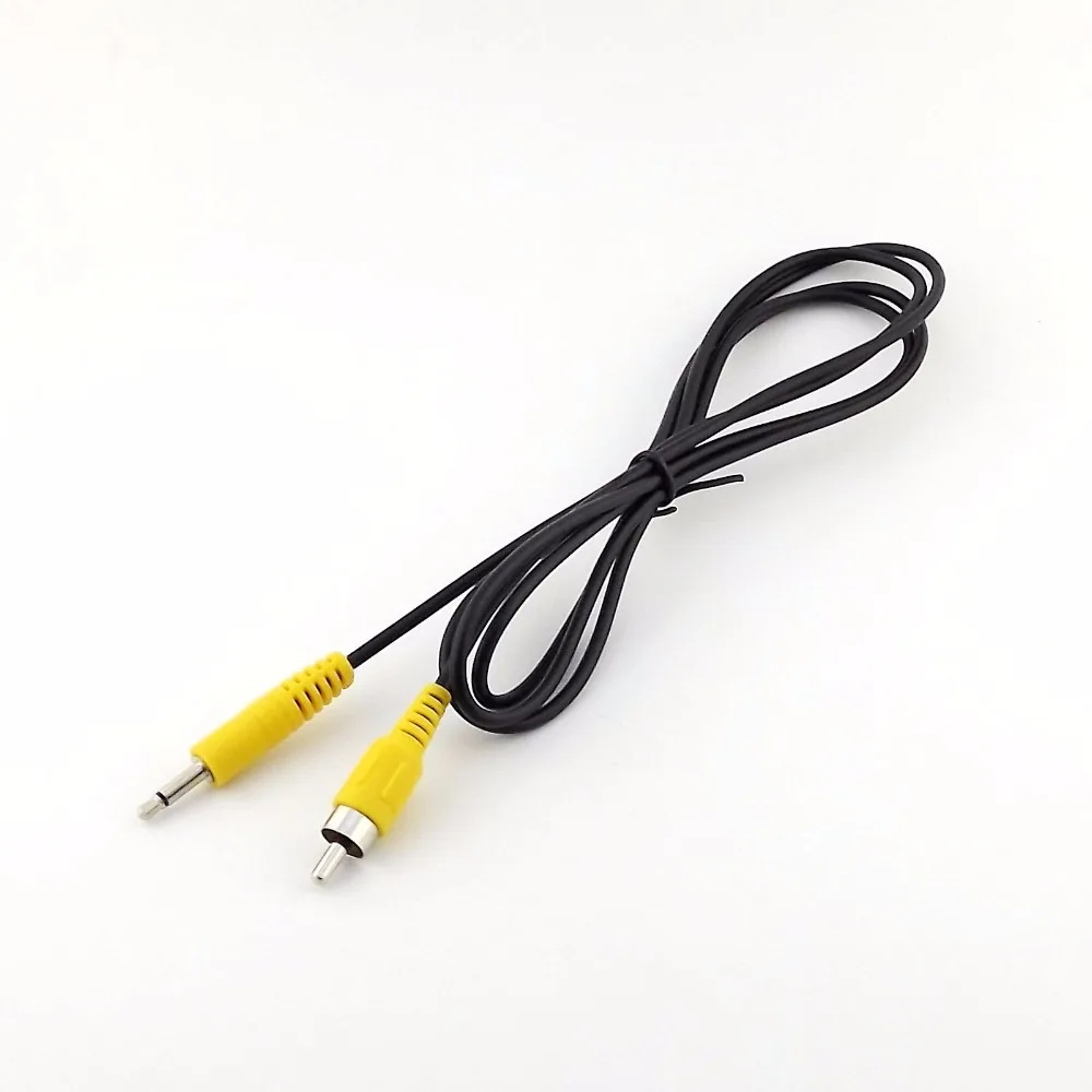 10 шт. 3 5 мм 1/8 &quotмоно штекер в один RCA Phono аудио видео адаптер кабель 5ft|adapter cable|cable