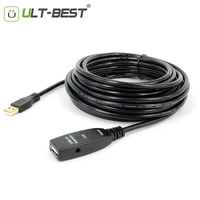 ult best usb extension cable 5m 10m 15m 20m 25m 30m usb2 0 active repeater a male to a female long cables with signal booster