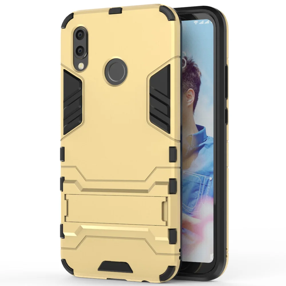 Чехол для huawei Nova 3 3i 3e роскошный чехол с подставкой Железный человек жесткий