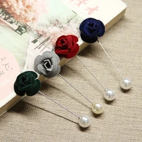 wholesale brooch 4pcslot flower corsage lapel pin flower brooches for men fashion lapel pin bouquet brooch wedding