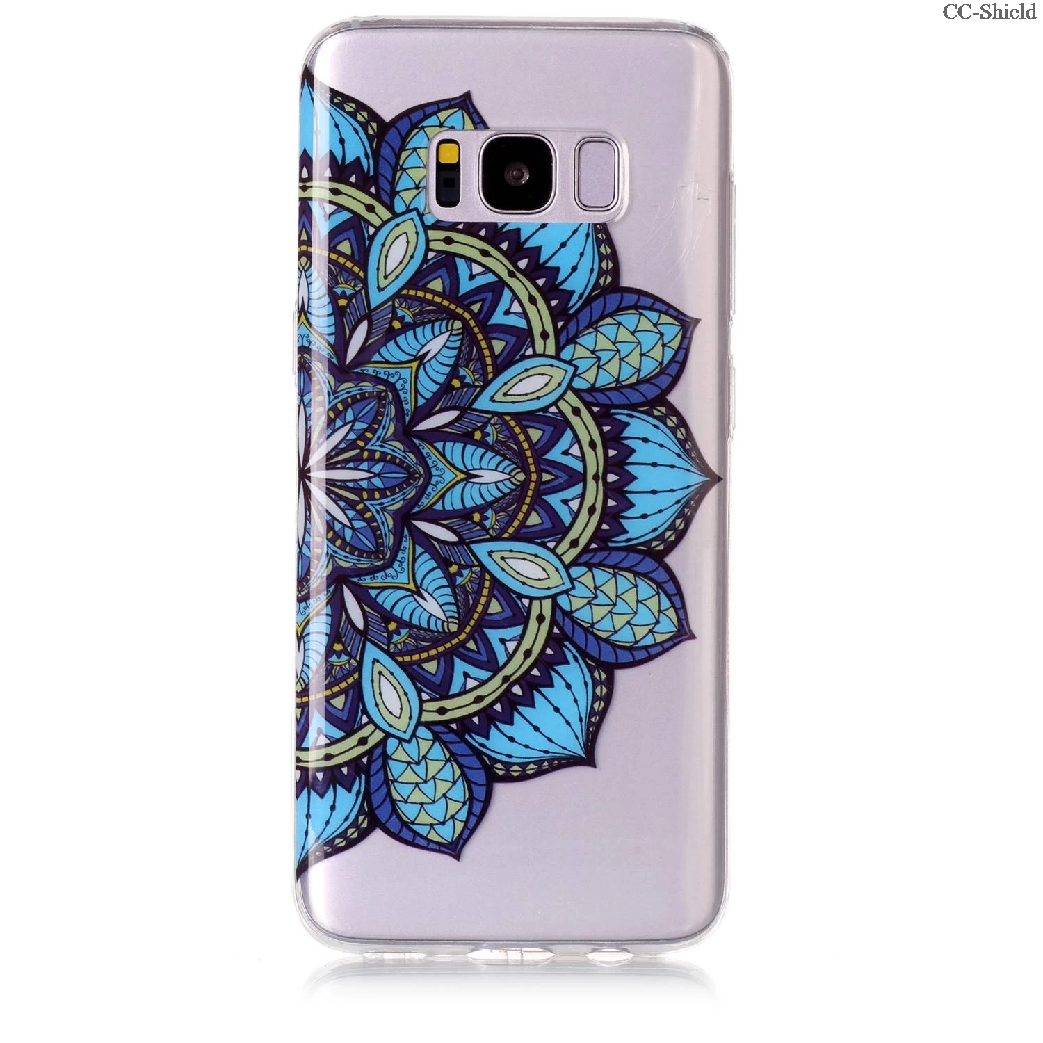 Мягкий ТПУ чехол для Samsung Galaxy S8 S 8 GalaxyS8 G950 G950F G950FD SM-G950F SM-G950FD прозрачный силиконовый
