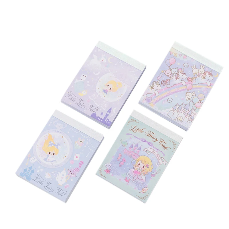 1 упак./лот Мультфильм Русалка Алиса принцесса Kawaii блокнот для записей стикеры