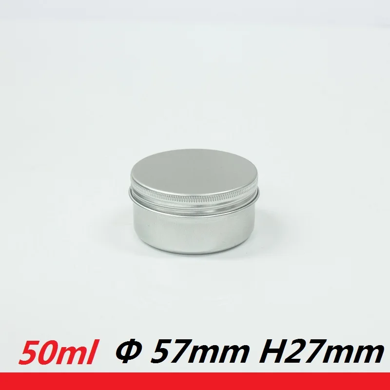 Пустые оловянные банки для бритья и мыла 50 мл пустые алюминиевые косметические
