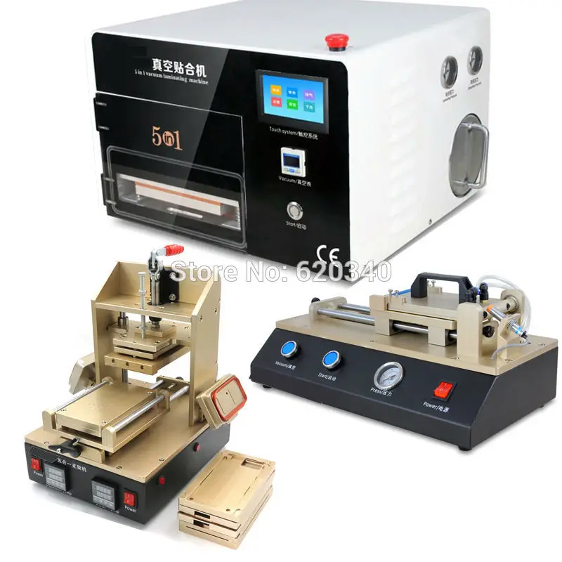 

Upgrade LCD Repair Machine 5 in 1 LCD Separator Vacuum OCA Laminating Machine Autoclave for iPhone Samsung LCD Refurbishing