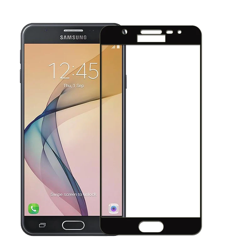 9H Полноразмерное закаленное стекло для Samsung Galaxy J7 Prime On7 (2016) G610 On Nxt SM G610F Защитная