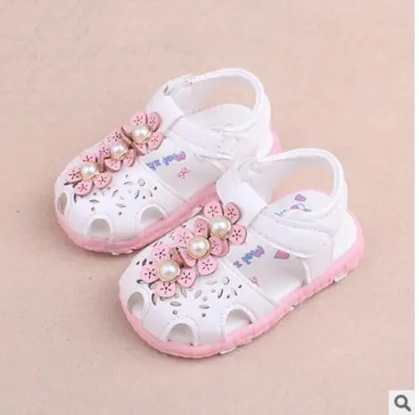 2018 Новое поступление летние милые сандалии для маленьких девочек детская обувь с