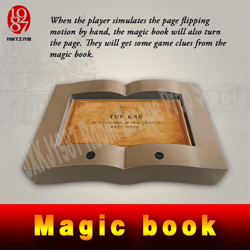 JXKJ1987 реквизит для проведения такагизма Игра magic book имитации движений страниц