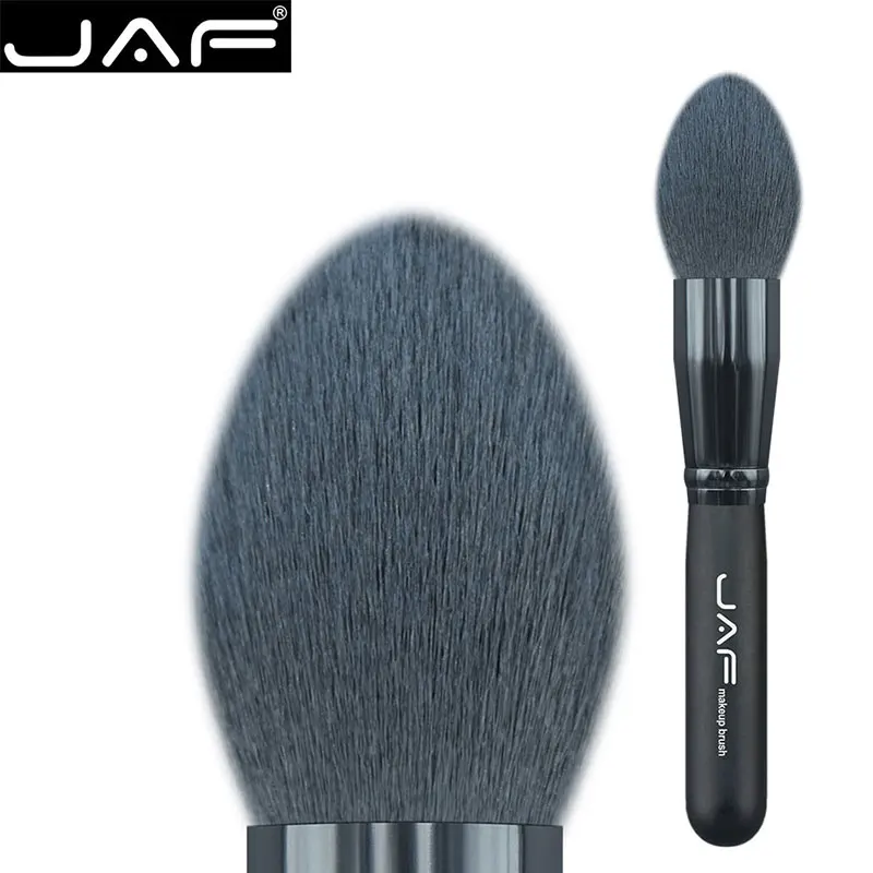 Кисть JAF 18SKYG коническая кубуки с точечным наконечником для нанесения румян или контурных оттенков на щеки и виски - Handle Color: Black 18SKG