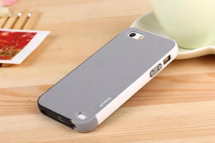 Для iphone SE Zenus Walnutt цветной противоударный силиконовый + PC чехол для Apple 5S 11 Pro 6 6S 7 8