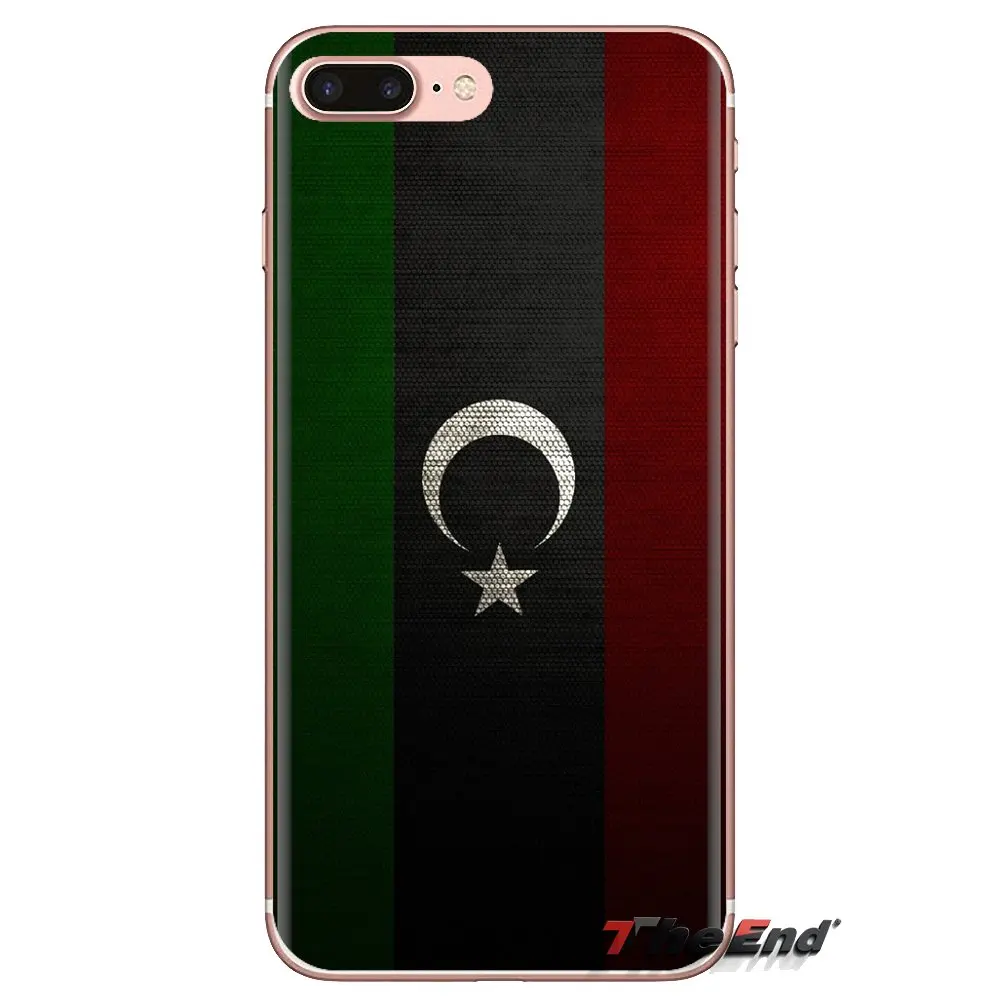 Мягкий чехол для Huawei G7 G8 P7 P8 P9 P10 P20 P30 Lite Mini Pro P Smart Plus 2017 2018 2019 Ливия fly line Флаг Печать