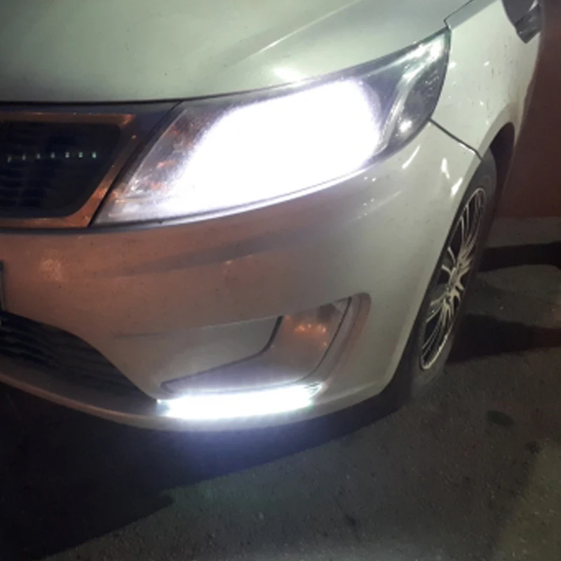 Дневные светодиодсветодиодный хосветильник SUNKIA 2 шт./компл. для KIA K2 RIO 2012 2015 DRL