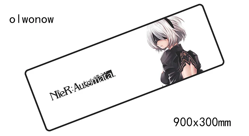 NieR Automata padmouse 900x300x2 мм коврик для мыши большой notbook компьютерный коврик для мыши сексуальные игровые коврики для мыши геймерский коврик для мыши с клавиатурой - Цвет: Size 900x300x2mm
