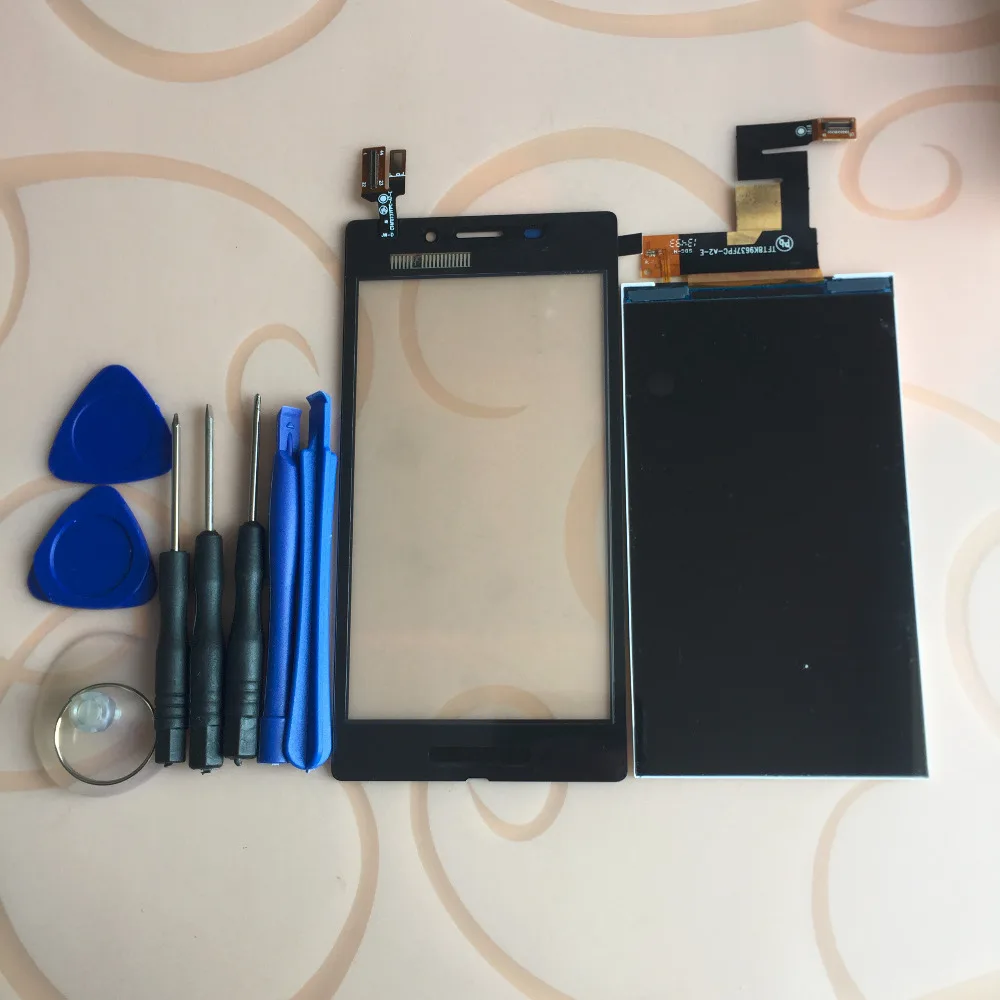 Сенсорный ЖК дисплей для Sony Xperia M2 Aqua D2403 D2406 4G/LTE сенсорная панель с цифровым