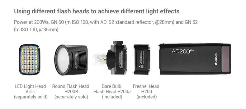 Godox AD200pro 200Ws наружный светильник-вспышка AD200 PRO Карманный светильник-вспышка для sony Nikon Canon Fuji ttl HSS 2,4G Беспроводная система X