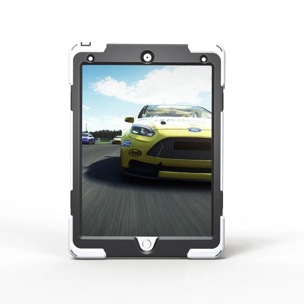 Ручной ремешок чехол для iPad Pro 9,7 Heavy Duty силиконовый PC резиновая подставка кожаный чехол для iPad Air 3 A1673 A1674 A1675 чехол