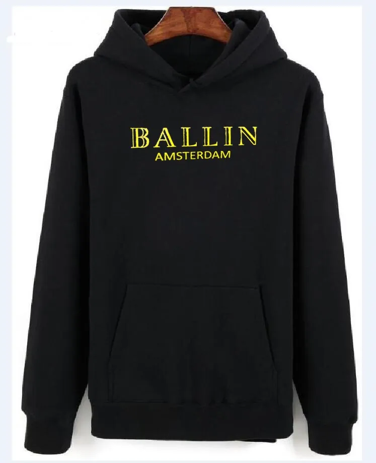2018 толстовки хлопковый флис модные худи Ballin Амстердам принт мужская Толстовка |