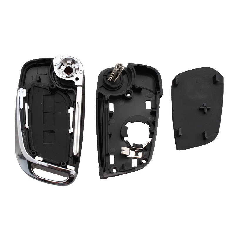 2 кнопки 433 МГц PCF7961 транспондер чипы дистанционного Fob ключ для Peugeot 207 307 308 407